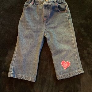 Sesame Street Blue Jeans with Pink Heart